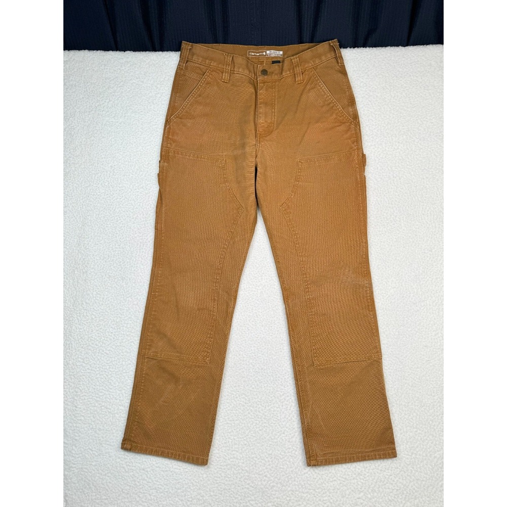 Carhartt Double Knee Work Pants Mens 32 Fits 31x29 Brown Relaxed 103334 211